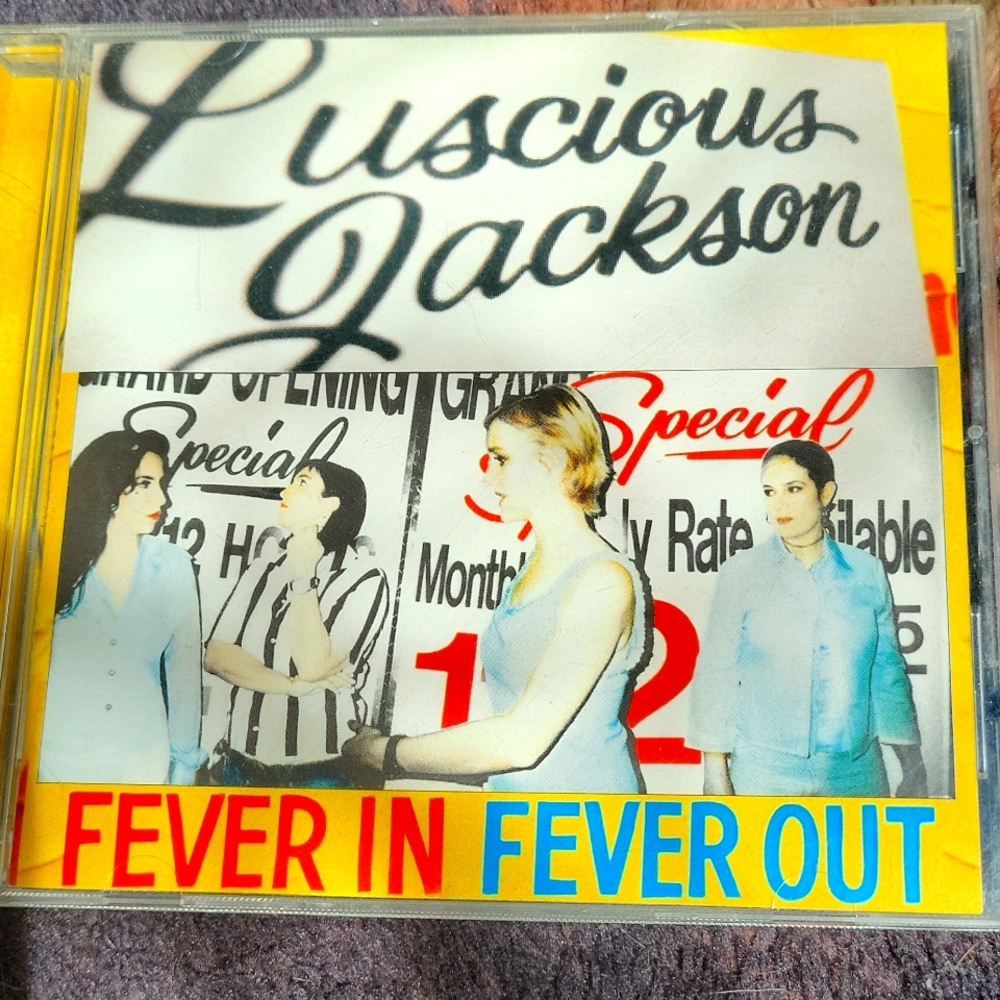 🆕️🌟🔥Luscious Jackson🔥Fever In Fever Out🌟CD💽